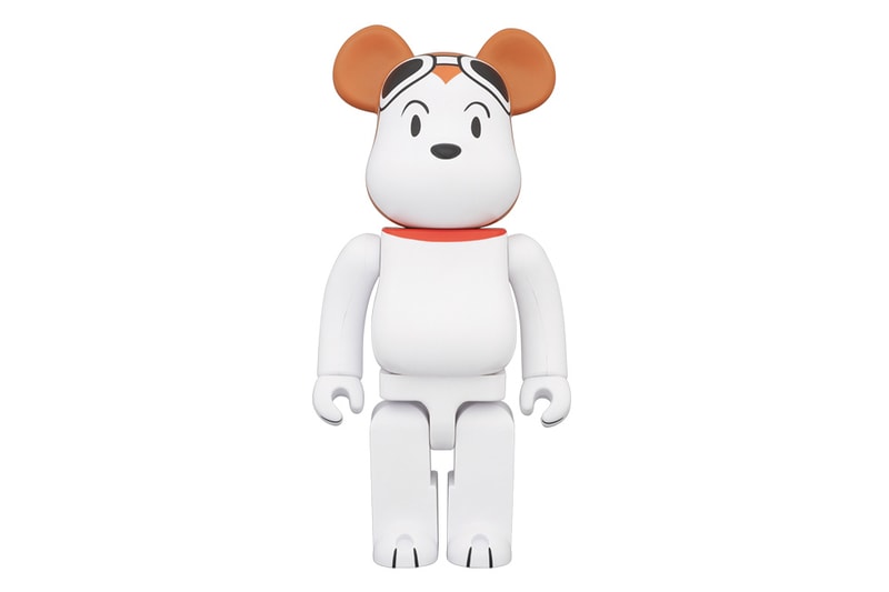 Peanuts x Medicom Toy 400% &amp; 1000% Snoopy「Flying Ace」Bearbricks 聯名別注玩偶