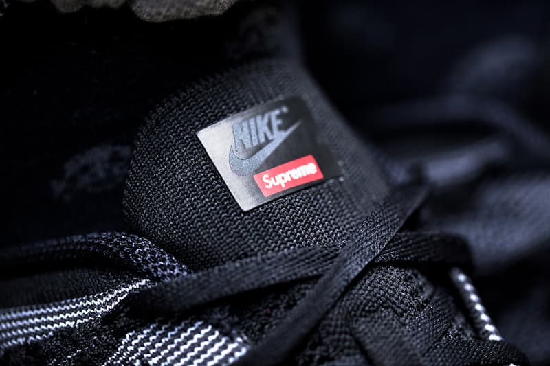 Supreme x Nike Flyknit Lunar 1+ 聯名鞋款細節一覽