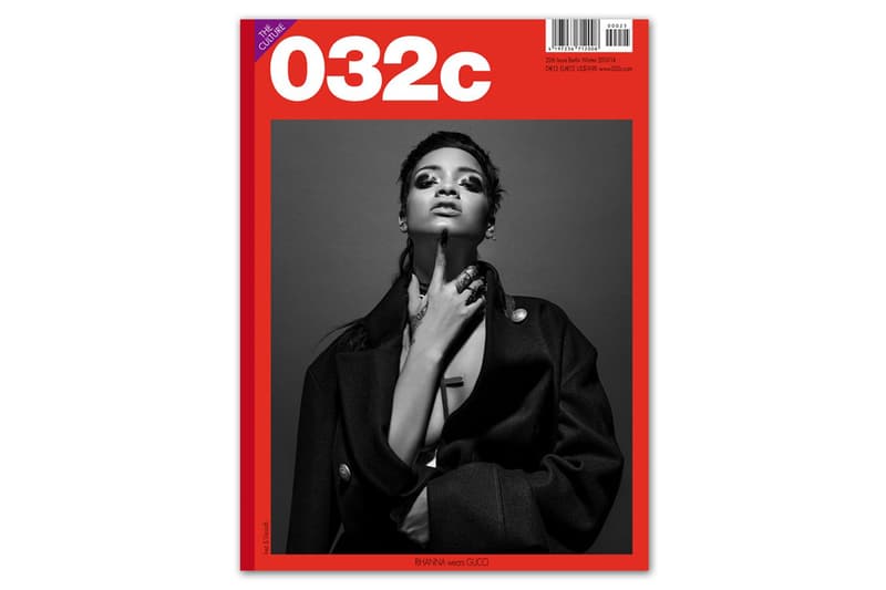 Rihanna 登上《032c Magazine》2013/2014 秋冬刊封面
