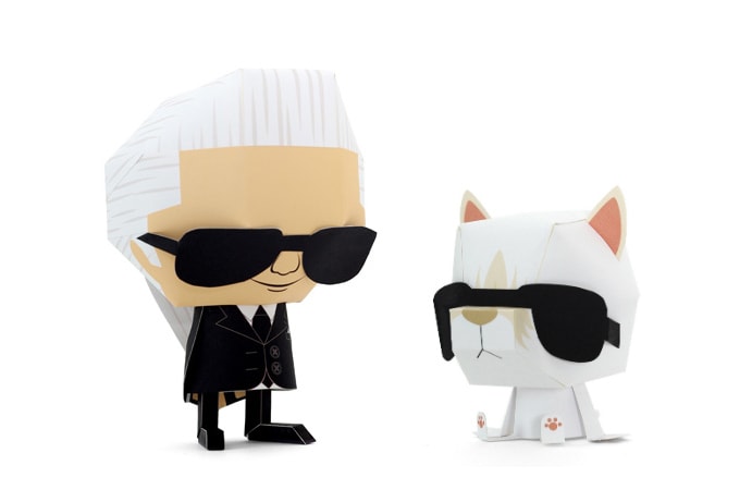 Karl Lagerfeld 與 Shin Tanaka 合作爲 Parcours Saint-Germain 打造聯名紙偶系列