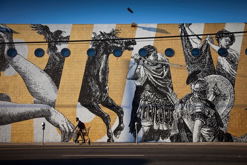 Woodkid 與 CYRCLE. 攜手在洛杉矶創作巨型壁畫