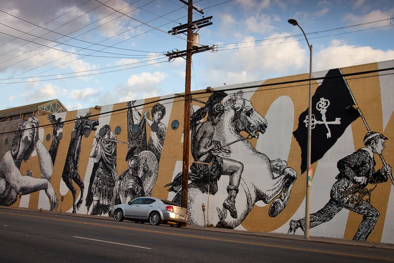 Woodkid 與 CYRCLE. 攜手在洛杉矶創作巨型壁畫