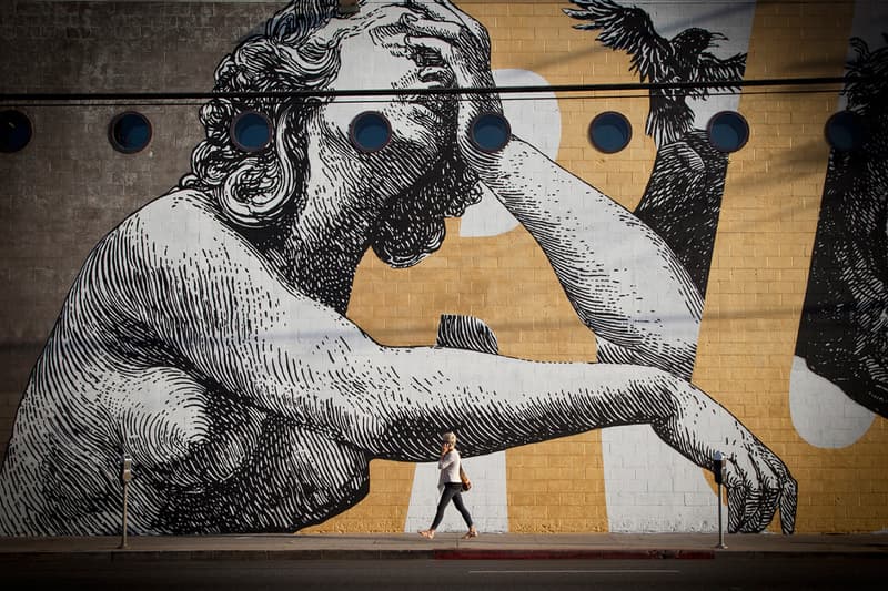 Woodkid 與 CYRCLE. 攜手在洛杉矶創作巨型壁畫