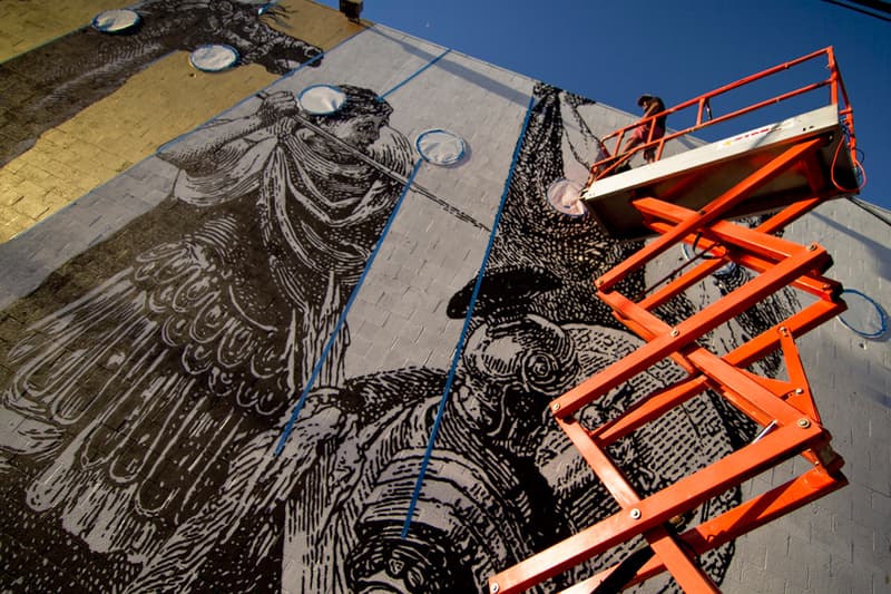 Woodkid 與 CYRCLE. 攜手在洛杉矶創作巨型壁畫