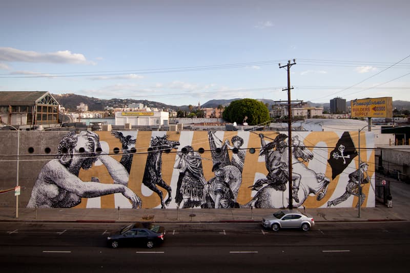 Woodkid 與 CYRCLE. 攜手在洛杉矶創作巨型壁畫