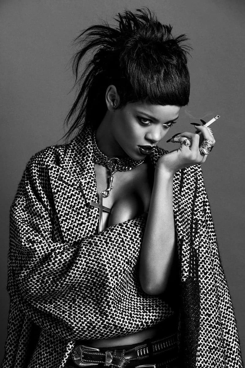 Rihanna 爲《032c Magazine》2013/2014 秋冬號拍摄造型特輯