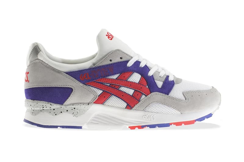 ASICS Gel Lyte V White/Fiery Red 配色