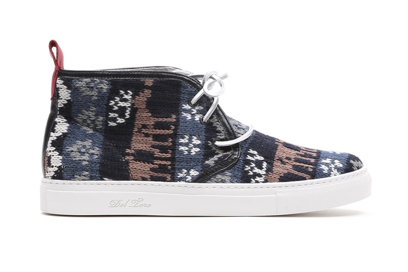 Del Toro Fair Isle Wool Alto Chukka 鞋款