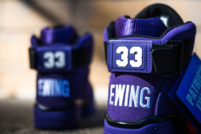 Ewing Athletics 33 Hi「Purple Suede」配色