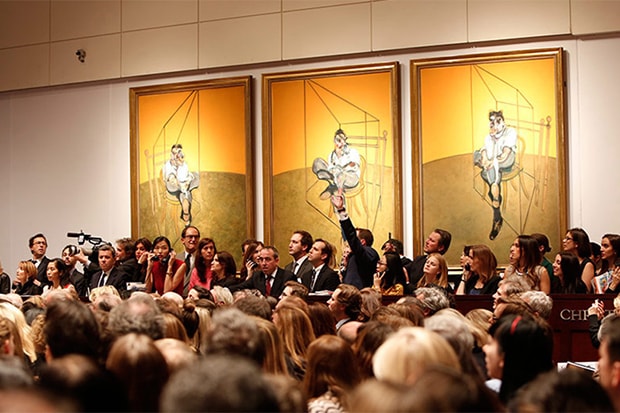Francis Bacon 畫作《Three Studies of Lucien Freud》以高達 $142.4 百萬美元被投得