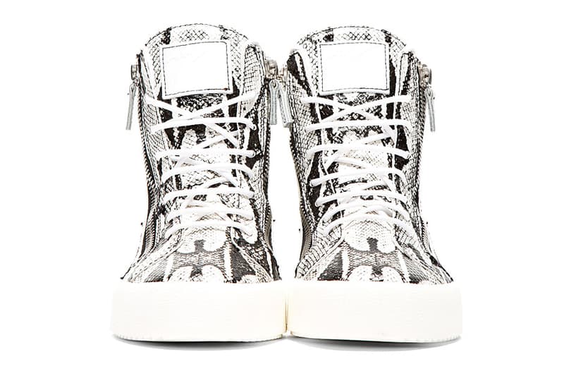Giuseppe Zanotti 蛇紋高筒球鞋