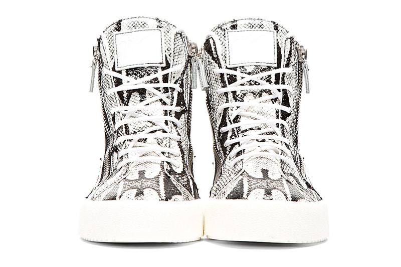 Giuseppe Zanotti 蛇紋高筒球鞋