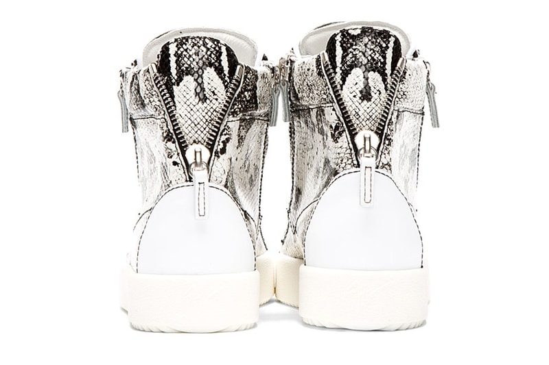 Giuseppe Zanotti 蛇紋高筒球鞋