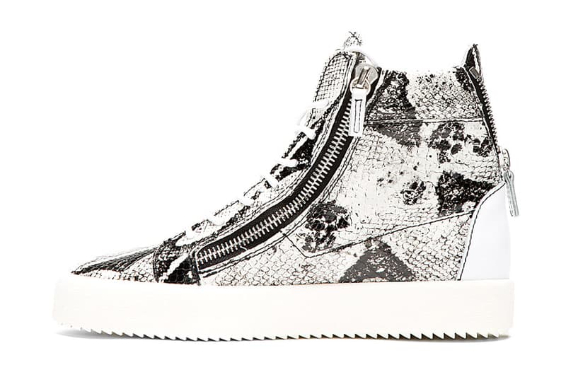 Giuseppe Zanotti 蛇紋高筒球鞋