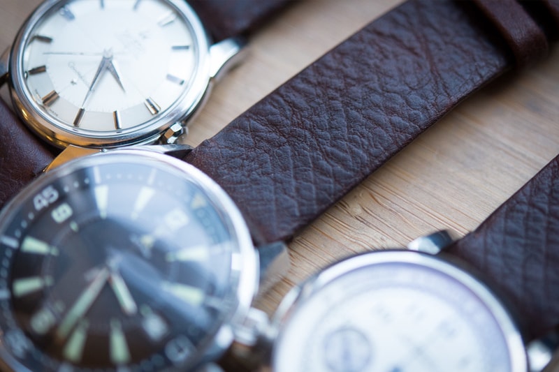 HODINKEE x GJ Cleverly 聯名皮革腕錶帶系列