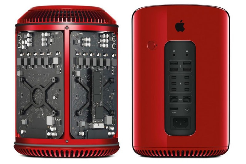 由 Jony Ive 與 Marc Newson 爲 (PRODUCT)RED 慈善拍賣打造的 Mac Pro 特別版主機以近 $100 萬美元的天價售出
