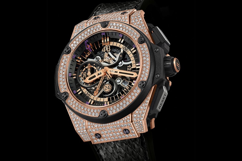 Kobe Bryant 專屬 Hublot King Power Black Mamba King Gold 定製腕錶