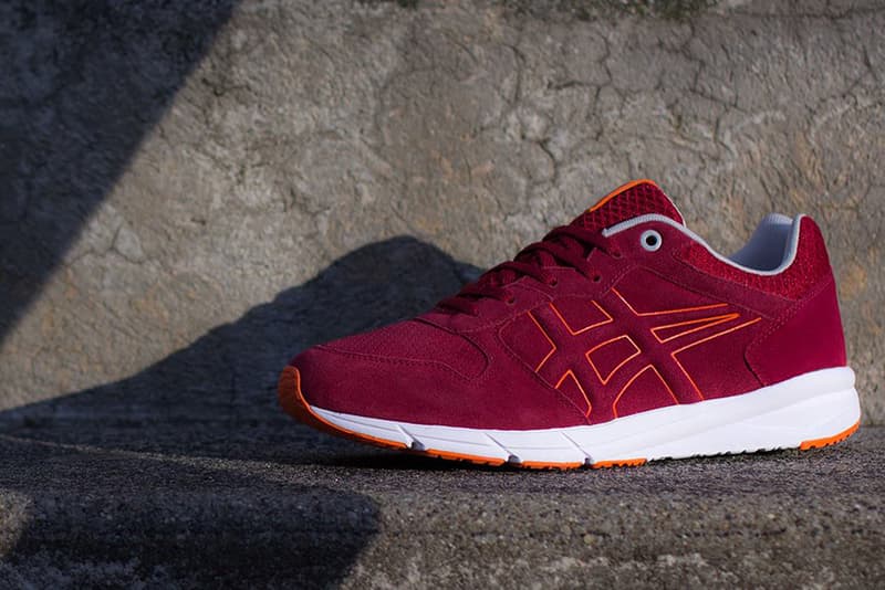 Onitsuka Tiger Shaw Runner 酒紅配色