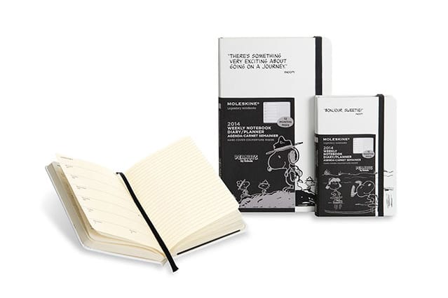 Peanuts x Moleskine 2014 筆記本系列