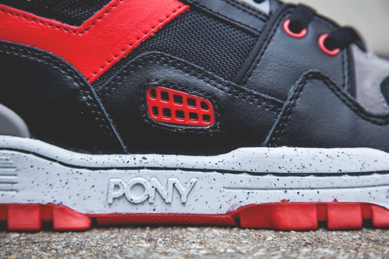 PONY M-100 Hi Black/Red 配色
