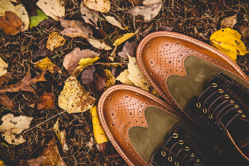 Social Status x Grenson 2013 假日季「Beef &amp; Broccoli」Wingtip Brogue Boot 聯名靴款