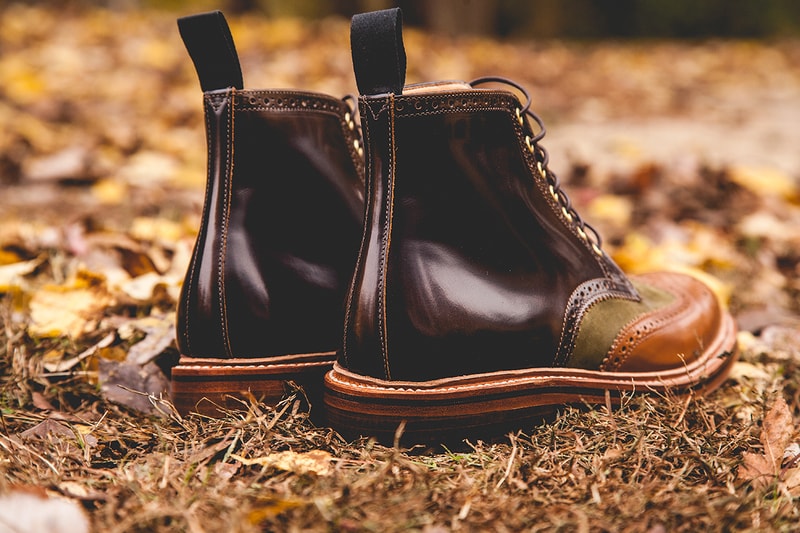 Social Status x Grenson 2013 假日季「Beef &amp; Broccoli」Wingtip Brogue Boot 聯名靴款