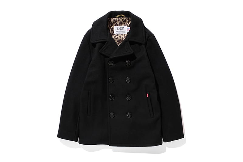 Stussy x Schott 2013 冬季 Savannah Pea Coat 雙排扣大衣