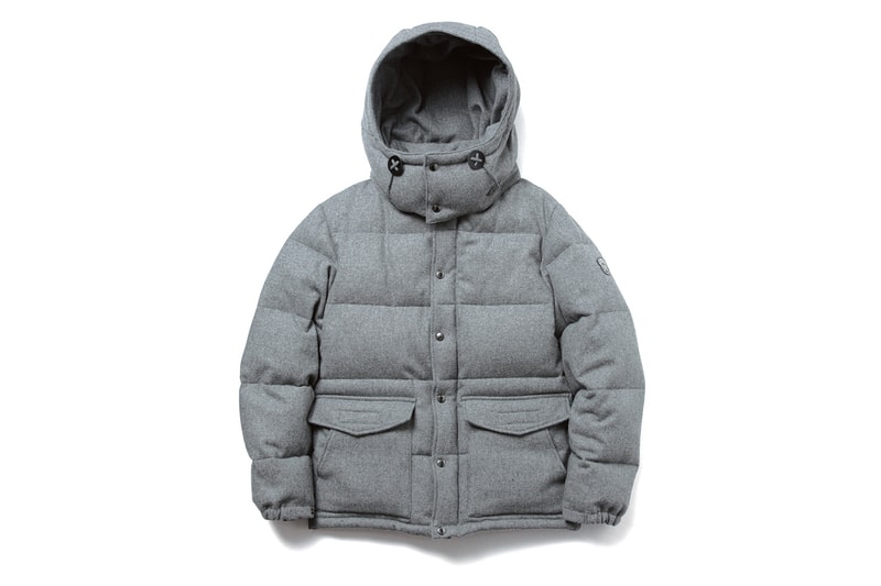 uniform experiment WOOL MELANGE CLASSIC HOOD 羽絨夾克