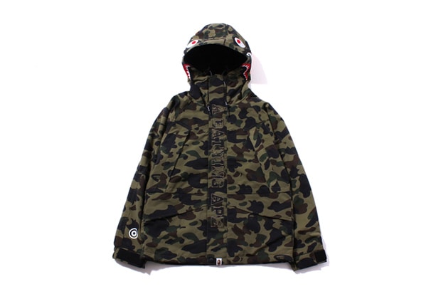 A Bathing Ape 1st Camo Shark 滑雪夾克