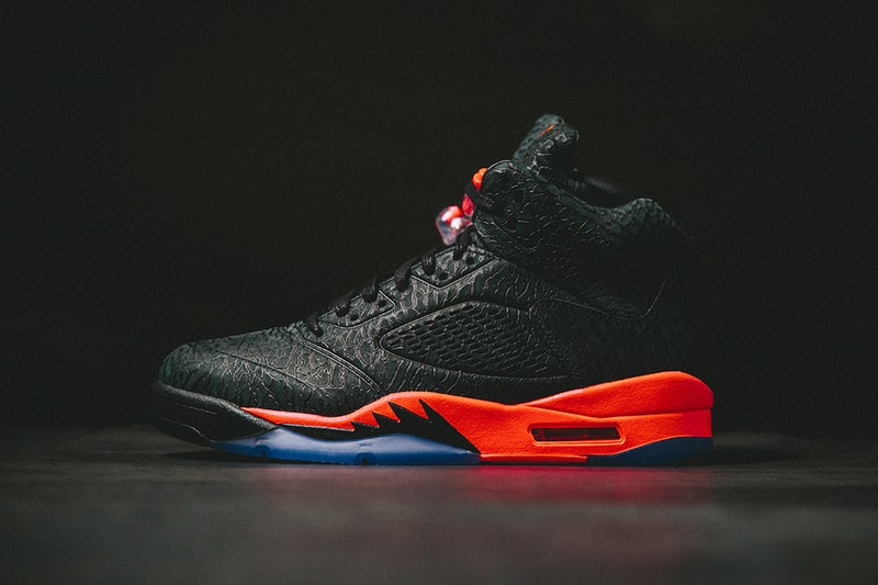 Air Jordan 5 Retro 3Lab5 全新配色設計「Black Infrared」