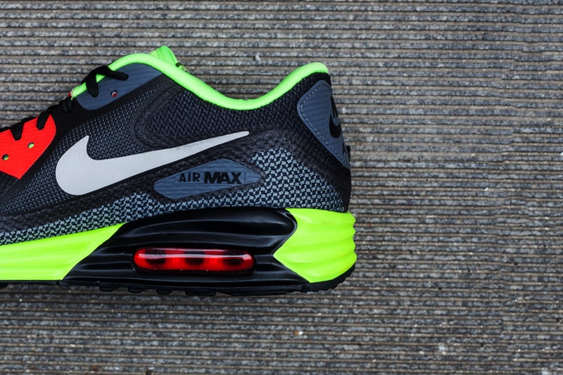 獨家鑑賞 Nike Air Max Lunar90 Black/Cool Grey/Anthracite/Volt 配色