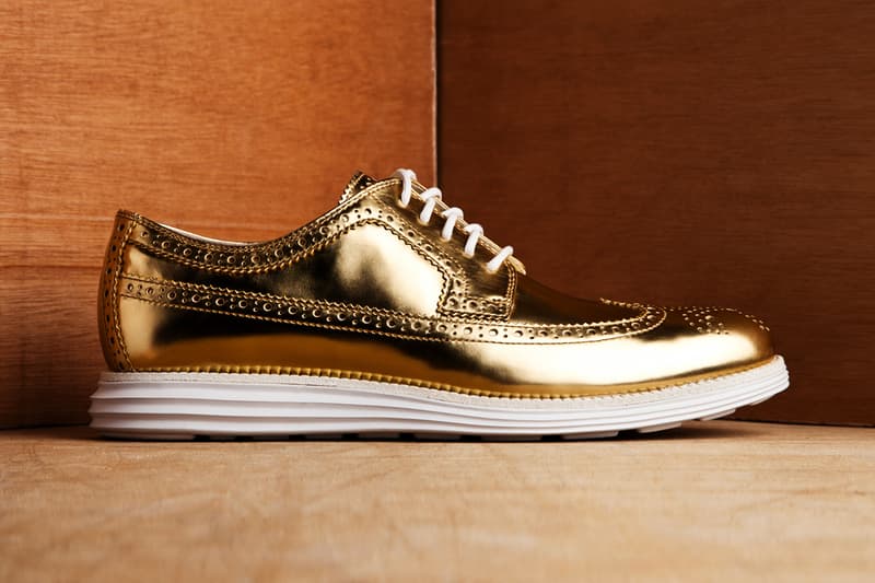 Cole Haan 限量版金色 LunarGrand 鞋款