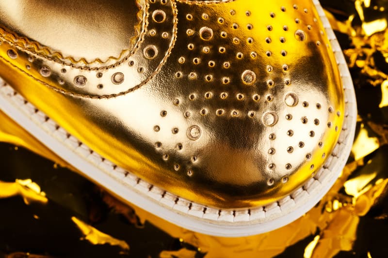 Cole Haan 限量版金色 LunarGrand 鞋款