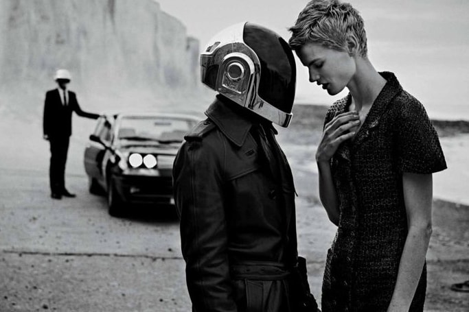 Daft Punk 與 Saskia de Brauw 共同演繹《M Le Monde》最新造型特輯