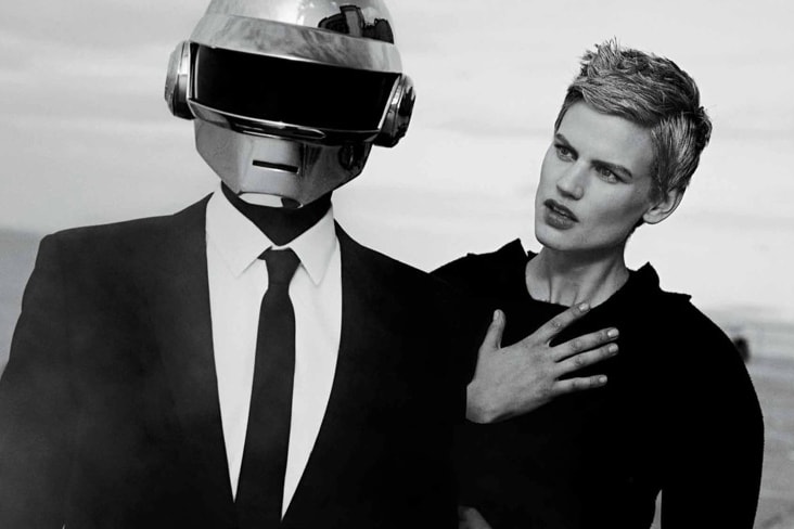 Daft Punk 與 Saskia de Brauw 共同演繹《M Le Monde》最新造型特輯