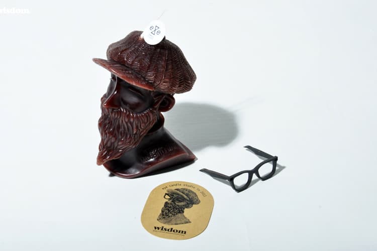 EYE CANDLE x wisdom 2013 秋冬「Mt. GENTLEMAN」手繪頭像蠟蠋