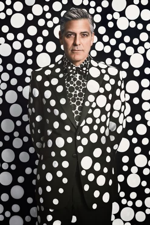 草間彌生與 George Clooney 合作爲《W Magazine》拍攝最新特輯