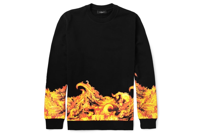 Givenchy 烈火印花圓領針織衫