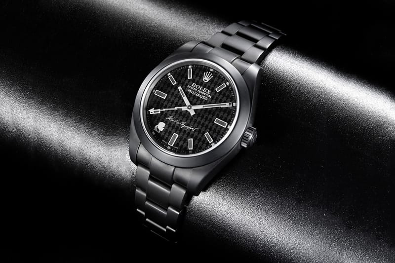 Karl Lagerfeld x Bamford Watch Department Rolex Oyster Perpetual Milgauss 聯名腕表