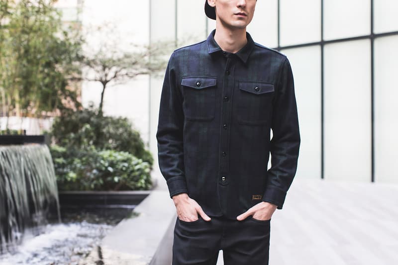 M.V.P. x NEIGHBORHOOD 2013 秋冬 Navy NHMV.WOOL 聯名襯衫