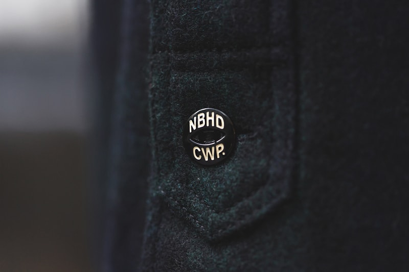 M.V.P. x NEIGHBORHOOD 2013 秋冬 Navy NHMV.WOOL 聯名襯衫