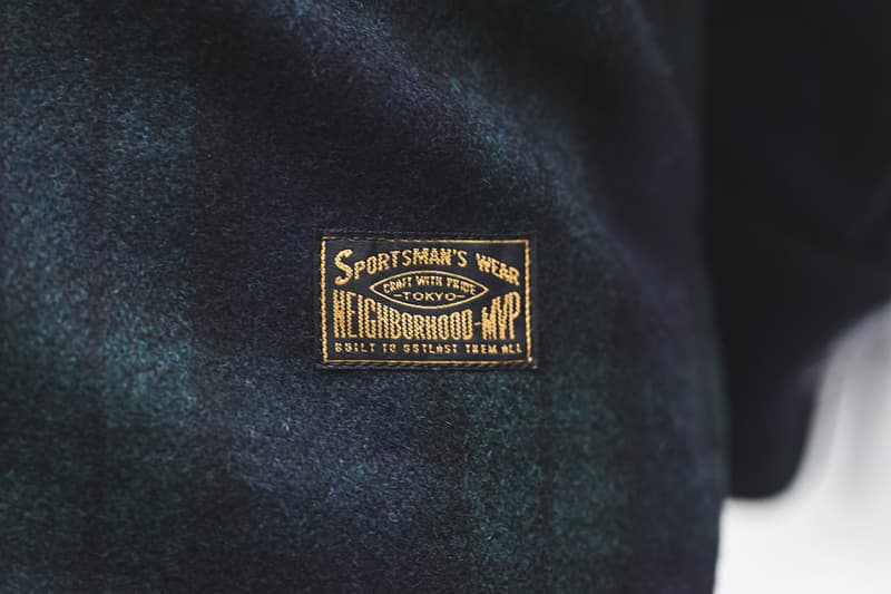 M.V.P. x NEIGHBORHOOD 2013 秋冬 Navy NHMV.WOOL 聯名襯衫