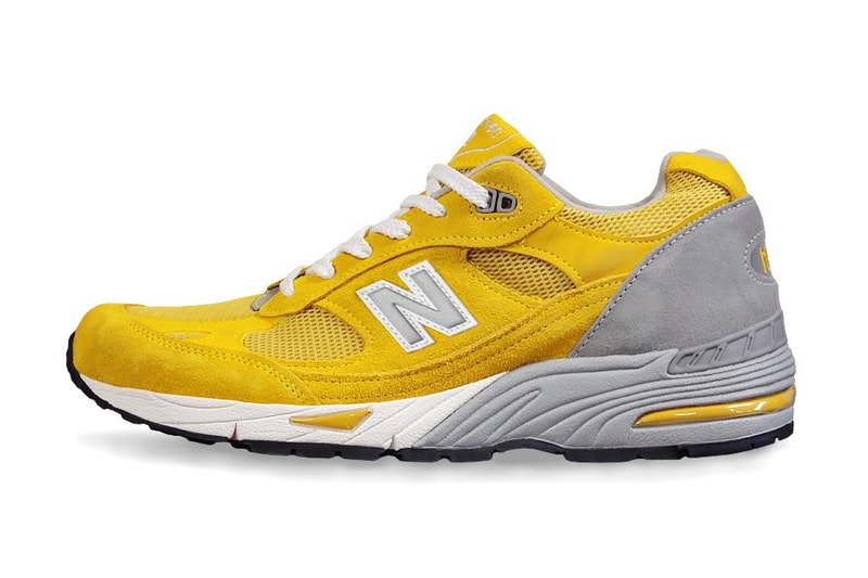 New Balance M991YLW 亮黃配色