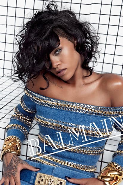Rihanna 成為 Balmain 2014 春夏系列代言人