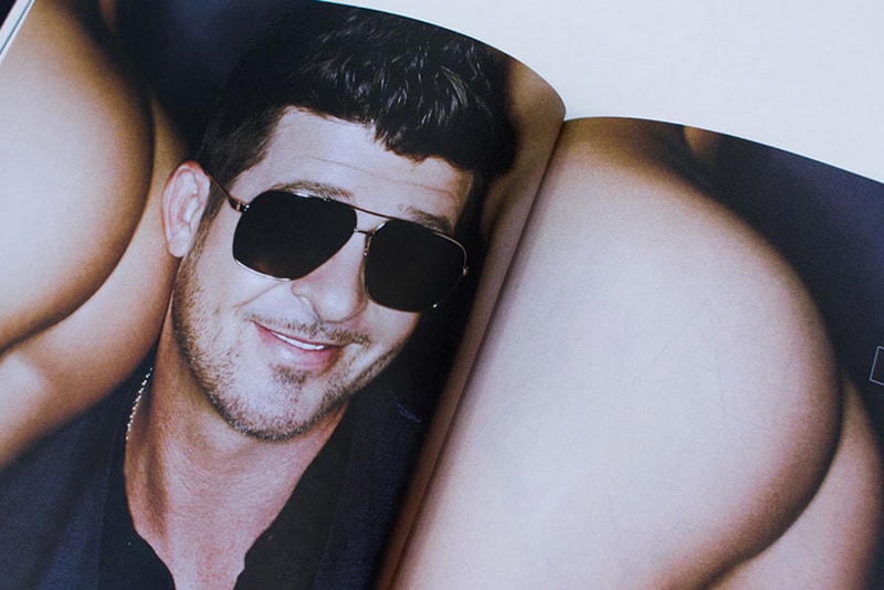 Robin Thicke 登上最新一期《Treats!》雜誌封面