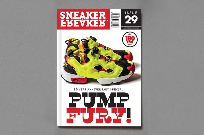 《Sneaker Freaker》打造 Reebok Pump Fury 20 週年紀念特刊