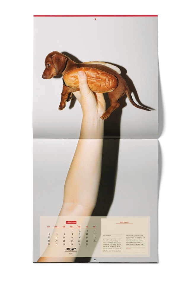 The Standard Hotel 2014「A Year of Unusual Requests」創意年歷