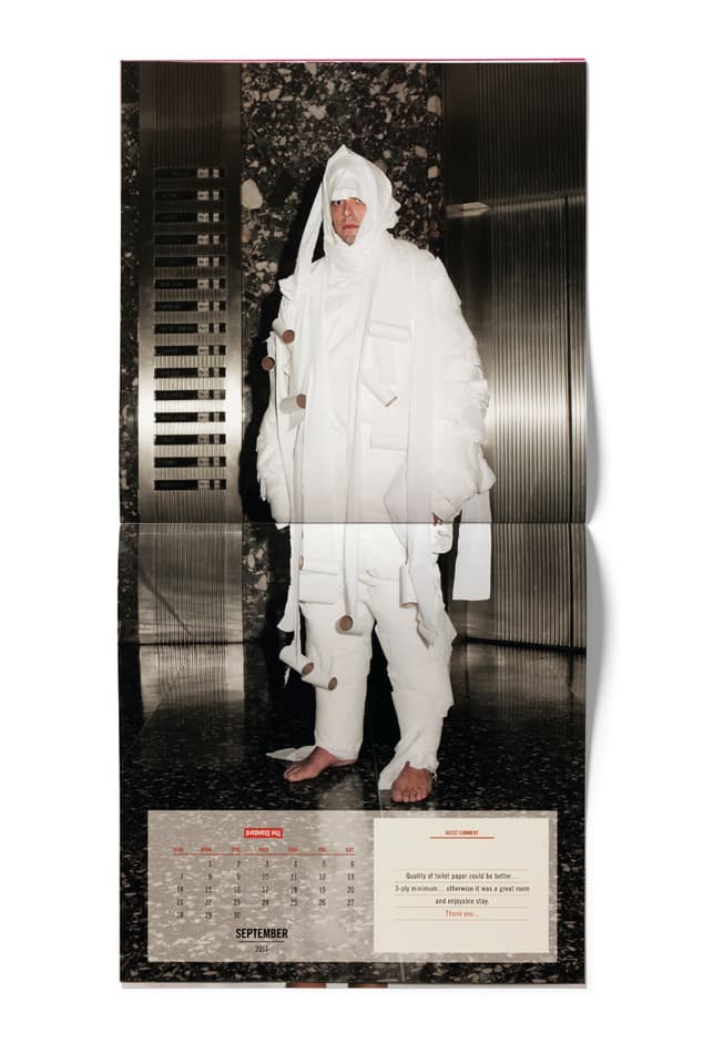 The Standard Hotel 2014「A Year of Unusual Requests」創意年歷