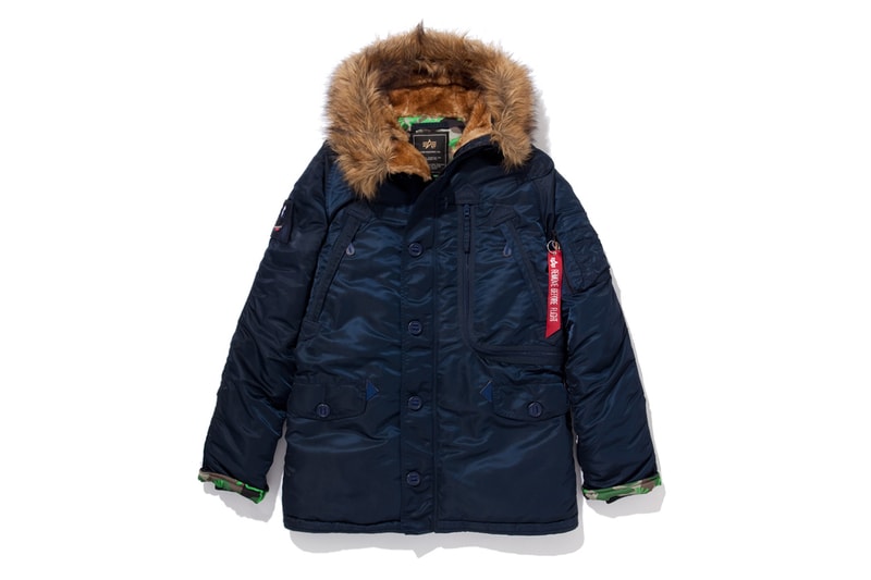 XLARGE x Keith Haring x Alpha Industries N-3 Paratrooper 聯名夾克