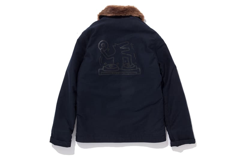 XLARGE x Keith Haring x Alpha Industries Leopard N-1 Deck 軍事夾克